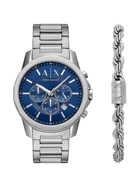 Armani Exchange Armani Exchange Zegarek AX7176SET Srebrny