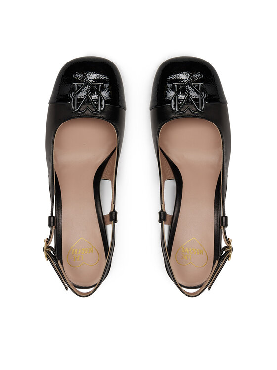 LOVE MOSCHINO LOVE MOSCHINO Körömcipők JA10117G1MIE300A Fekete