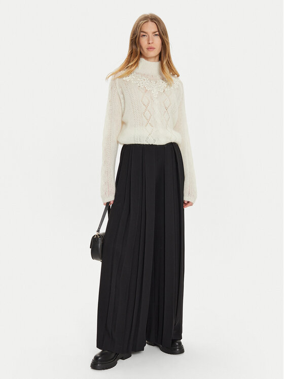 TWINSET TWINSET Rolák 242TP3420 Écru Loose Fit