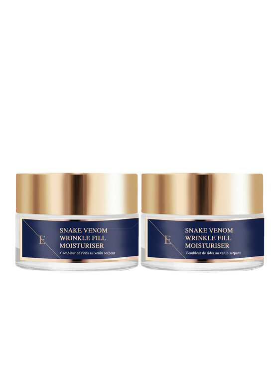 Erthskin London Erthskin London 2 x Wrinkle Fill Snake Venom Moisturiser 50ml Krem na dzień i na noc