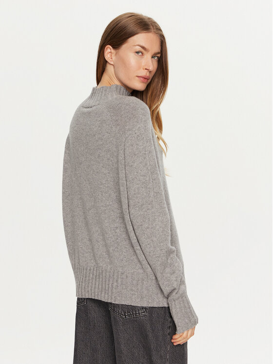 ViCOLO ViCOLO Rollkragenpullover 77013S Grau Regular Fit