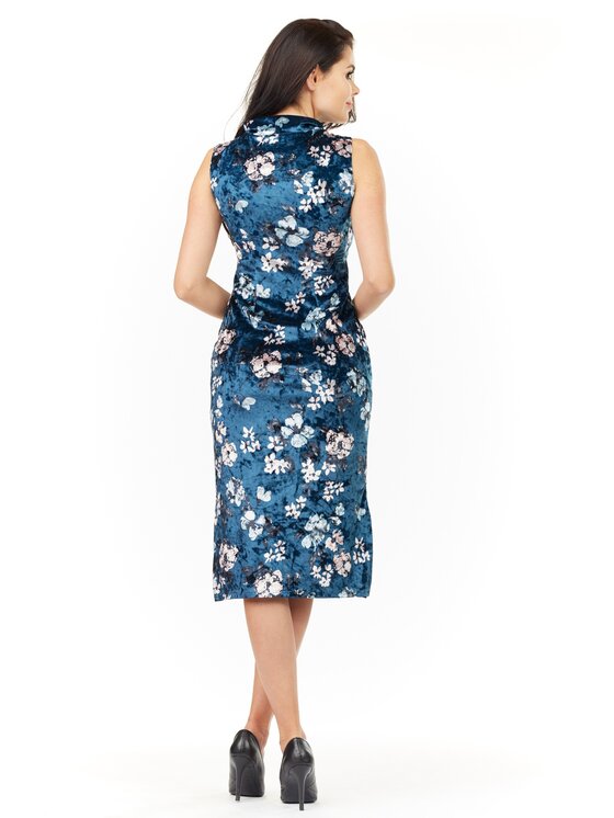 Awama Awama Vestito da giorno A202 Blu scuro Basic Fit