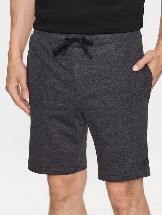 4F 4F Αθλητικό σορτς 4FSS23TSHOM156 Γκρι Regular Fit