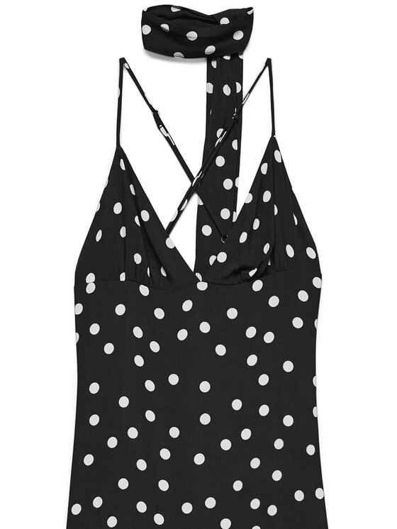 Vero Moda Vero Moda Sukienka letnia Elisa 10350647 Czarny Regular Fit