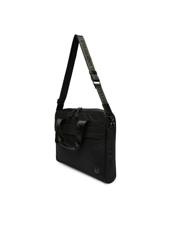 KARL LAGERFELD KARL LAGERFELD Portatīvā datora soma A4M30191 Melns