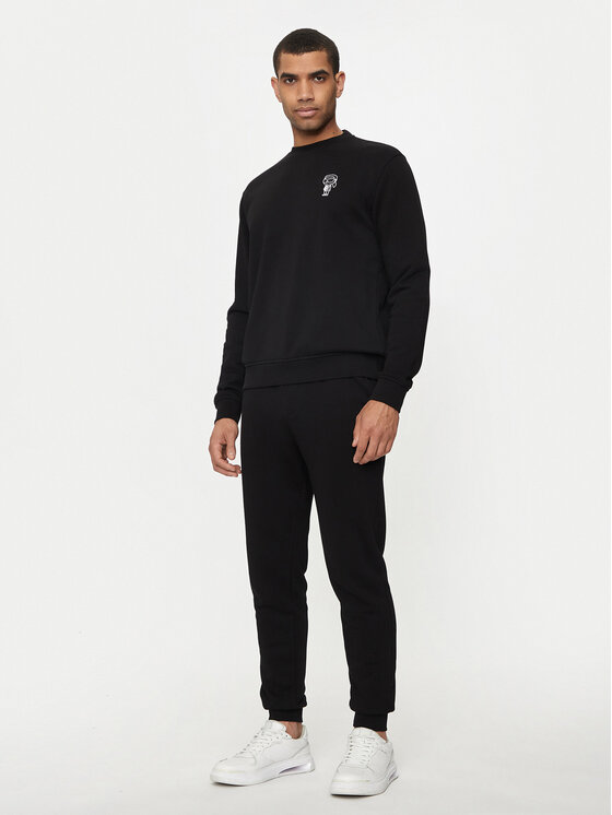 KARL LAGERFELD KARL LAGERFELD Mikina 705400 543910 Čierna Relaxed Fit