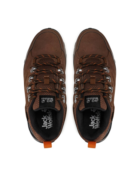 Jack Wolfskin Jack Wolfskin Trekking čevlji Refugio Texapore Low W 4050821 Rjava