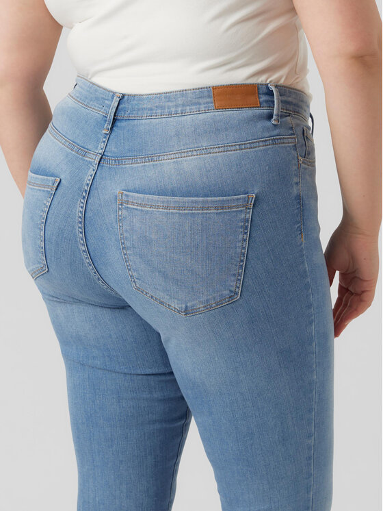 Vero Moda Curve Vero Moda Curve Traperice Phia 10285113 Plava Slim Fit