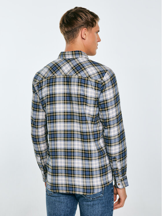 BIG STAR BIG STAR Koszula KONER Niebieski Basic Fit