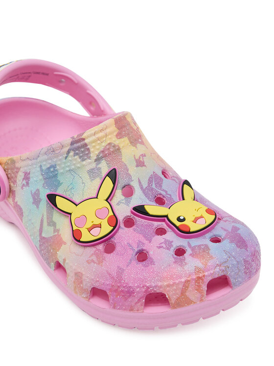 Crocs Crocs Klapki Pokémon Pikachu Classic Clog 211229 Różowy