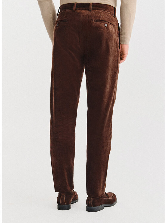 Pako Lorente Pako Lorente Spodnie materiałowe P25WF-WX-005 Brązowy Regular Fit