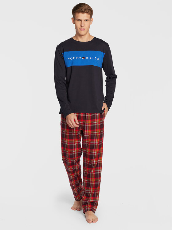 Tommy Hilfiger Longsleeve UM0UM01906 Dunkelblau Regular Fit 