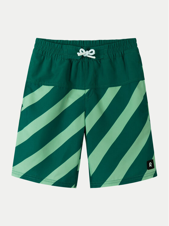 Reima Reima Szorty kąpielowe Papaija 5200155B Zielony Regular Fit