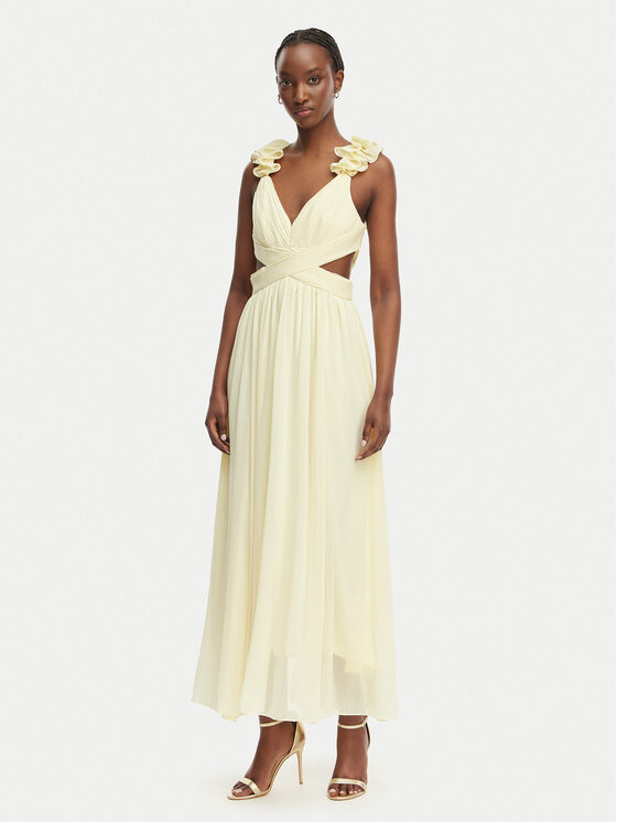 Morgan Morgan Abendkleid 251-RISSAL Gelb Regular Fit