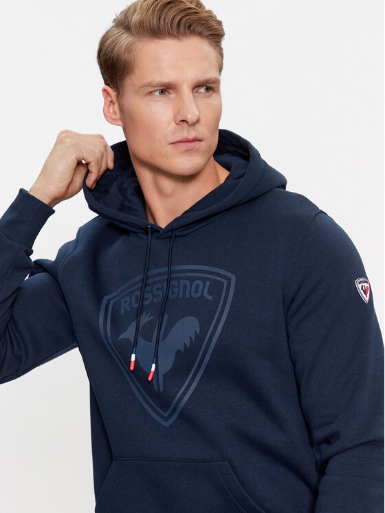 Rossignol Rossignol Bluza Logo RLMMS28 Granatowy Regular Fit