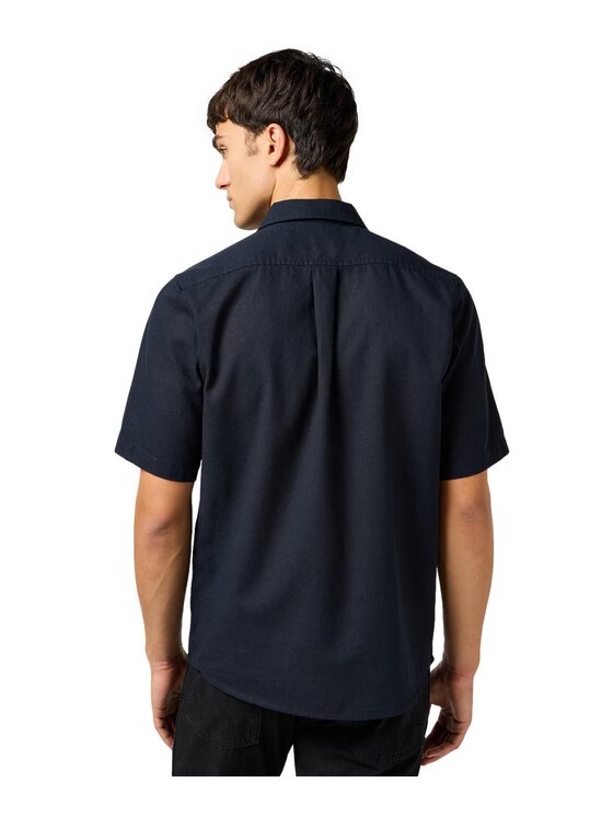 Wrangler Wrangler Koszula 112362729 Czarny Regular Fit