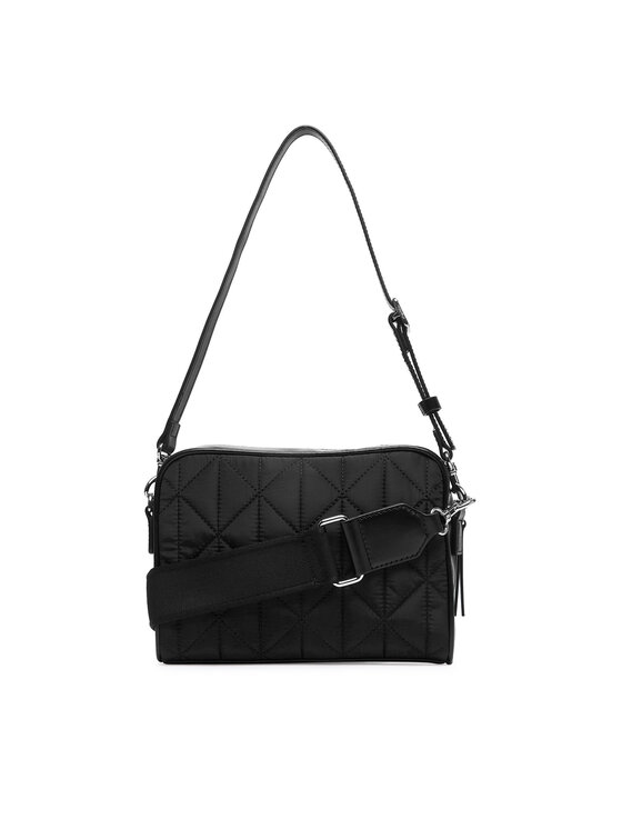 Calvin Klein Calvin Klein Handtasche Emblem Aop Jacquard Bucket LV04F3648G Schwarz