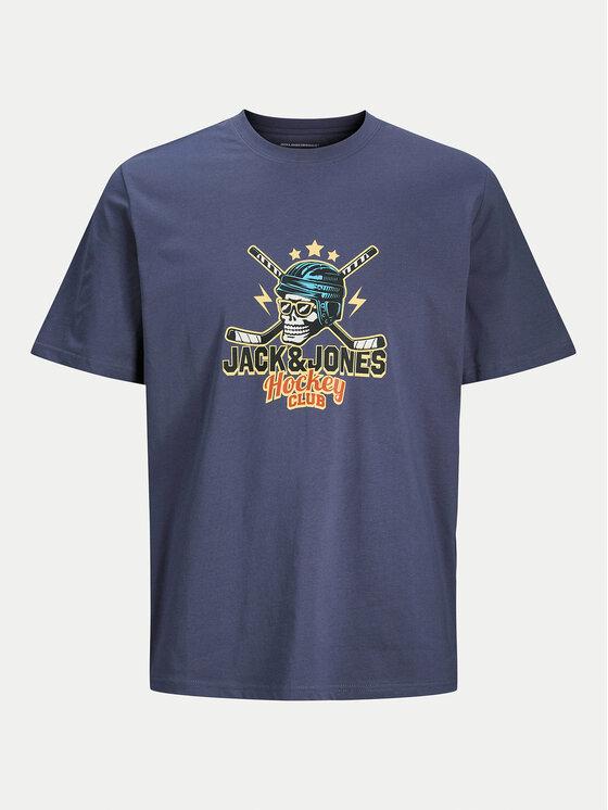 Jack&Jones Jack&Jones T-shirt Eight Skull 12264841 Tamnoplava Standard Fit