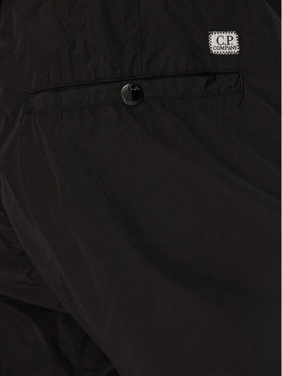 C.P. Company C.P. Company Kalhoty z materiálu 18CMPA063A005904G Černá Regular Fit