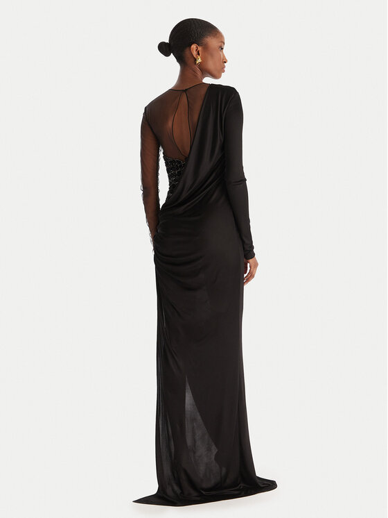 Elisabetta Franchi Elisabetta Franchi Abendkleid AB-R22-57E2-V890 Schwarz Slim Fit