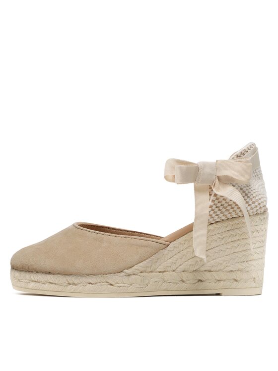 Manebi Manebi Espadryle Low Wedge Espadrilles M 1.1 WL Beżowy