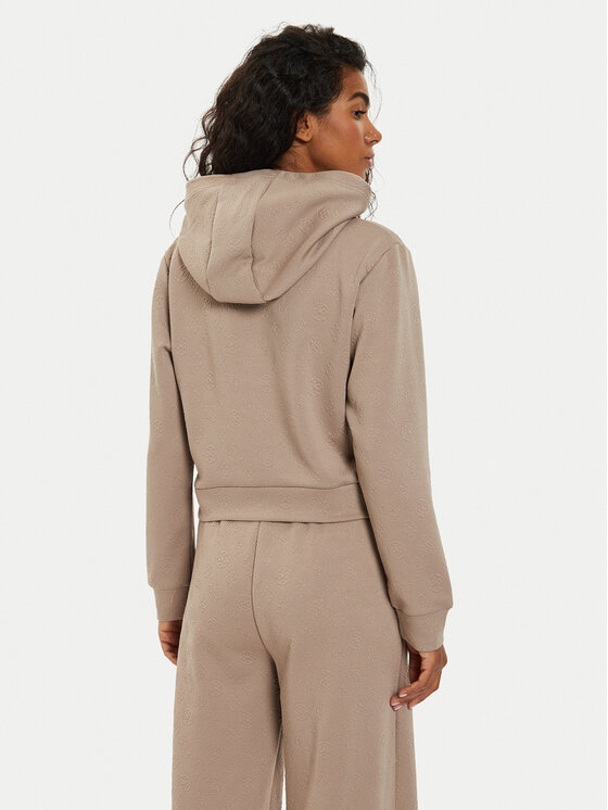 Guess Guess Μπλούζα V4BQ02 KCHR2 Μπεζ Regular Fit