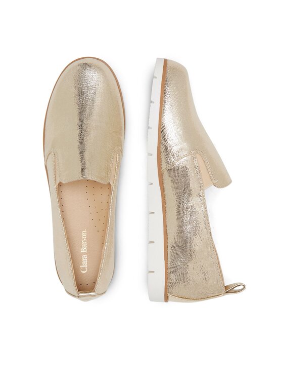 Clara Barson Clara Barson Halbschuhe WYL3648-3 Goldfarben