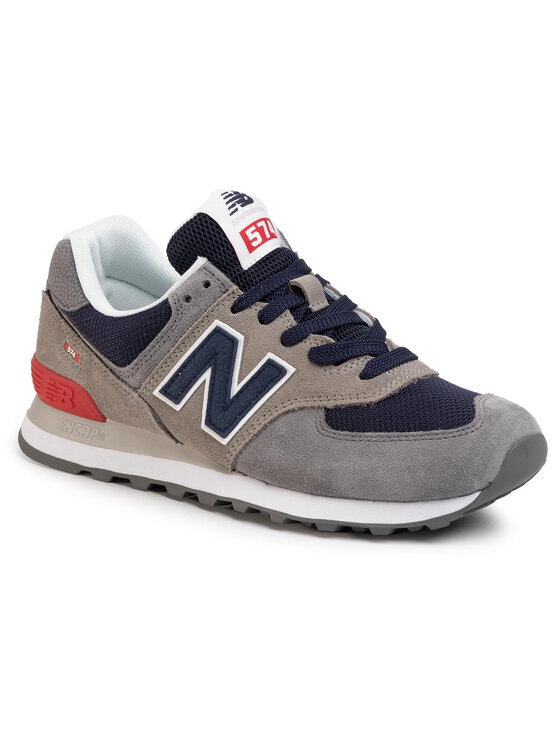 New Balance Męskie Sneakersy, rozmiar 44.5, Szare, ML574EAD