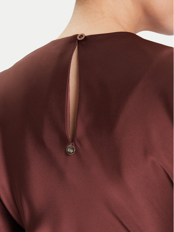 Rinascimento Rinascimento Coctailkleid CFC0125718003 Braun Regular Fit