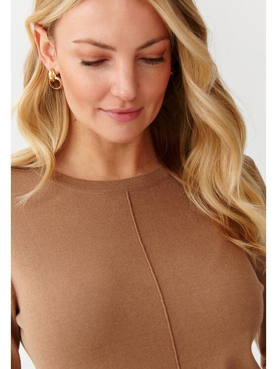 TATUUM TATUUM Sveter NICOLETTA 1 Béžová Classic Fit