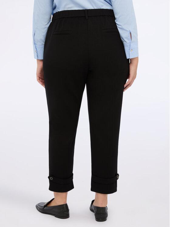 Fiorella Rubino Fiorella Rubino Spodnie materiałowe P852L002265N033 Czarny Regular Fit