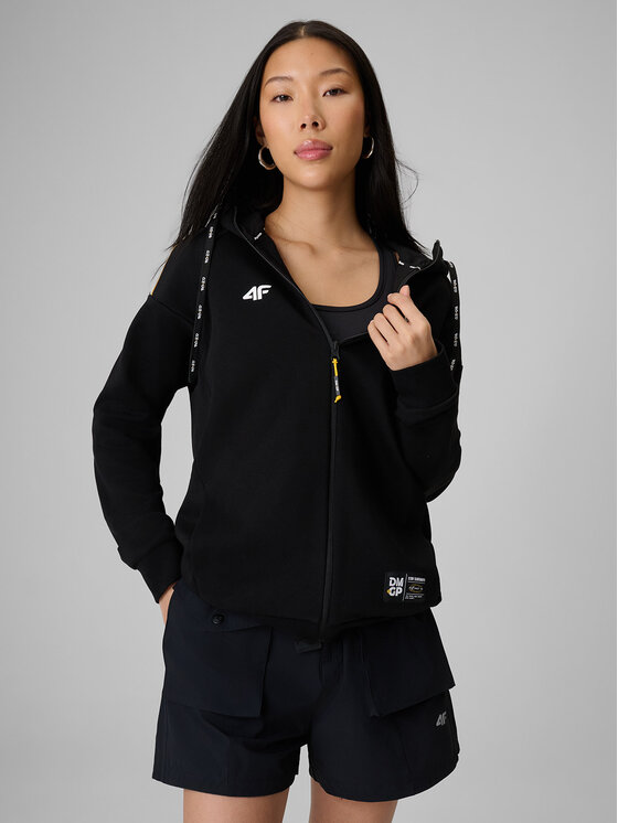 4F 4F Bluza MOTOSPORTS 2026 Czarny Regular Fit