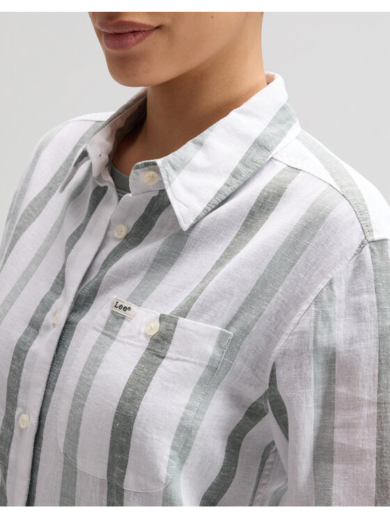 Lee Lee Koszula ALL PURPOSE SHIRT Biały Regular Fit