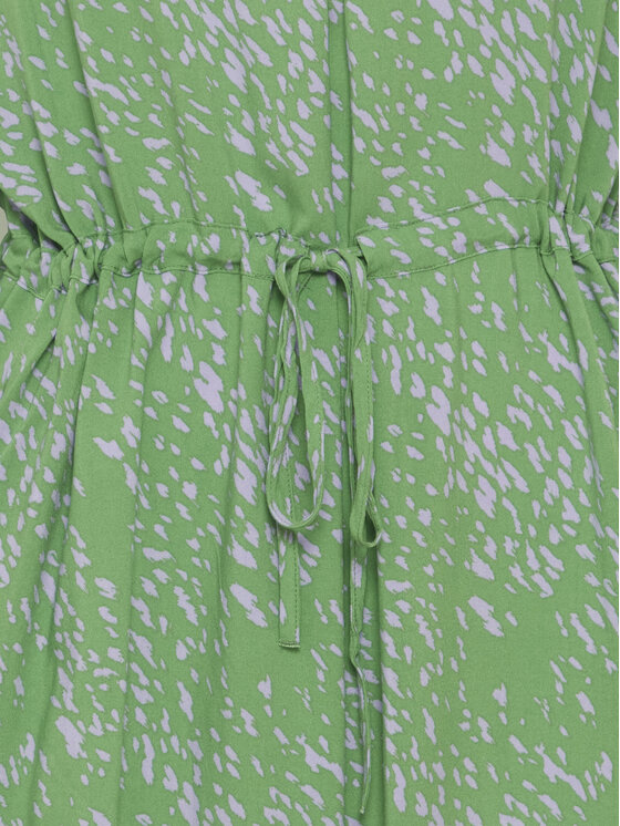 Fransa Fransa Sukienka koszulowa 20613273 Zielony Regular Fit