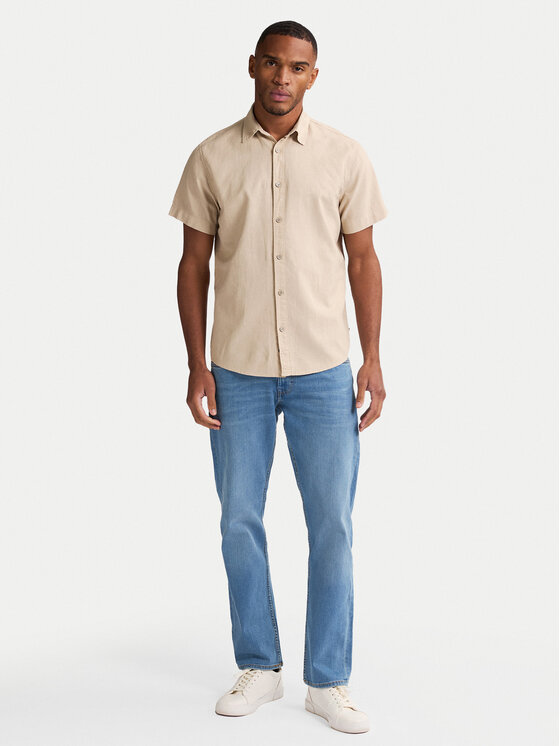 Petrol Industries Petrol Industries Camicia M-1050-SIS414 Beige Regular Fit