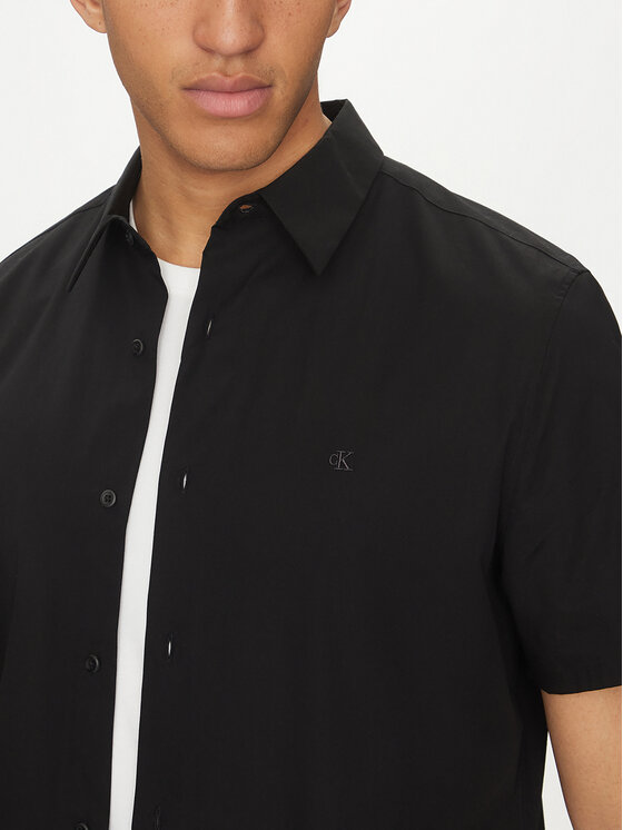 Calvin Klein Calvin Klein Сорочка Classic LV04LB125G Чорний Regular Fit