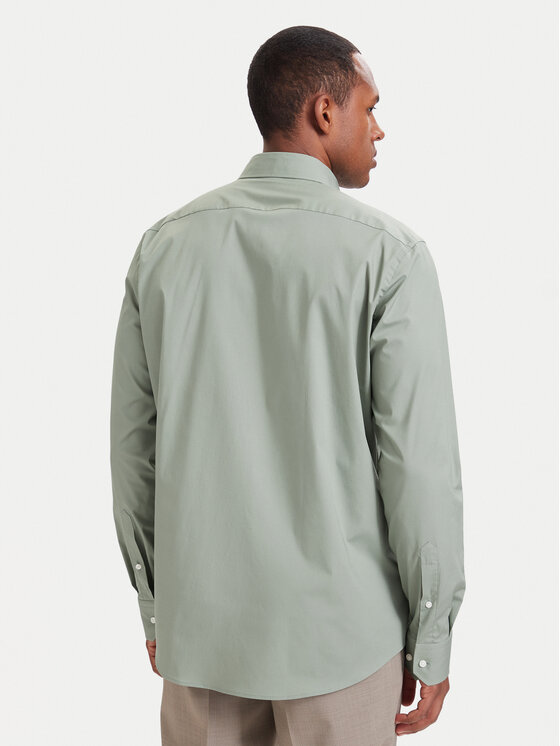 BOSS BOSS Cămașă 50473265 Verde deschis Regular Fit