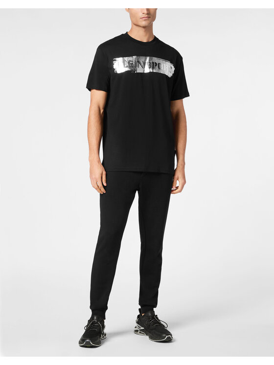 Plein Sport Plein Sport T-Shirt 18771 Czarny Regular Fit