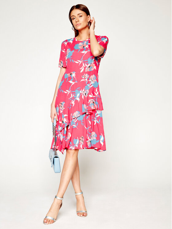 Calvin Klein Calvin Klein Vestito estivo Peplum Hem K20K201957 Rosa Regular Fit