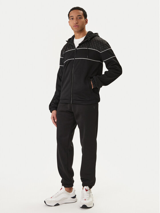 Guess Guess Bluză Z6RQ13 KD472 Negru Classic Fit