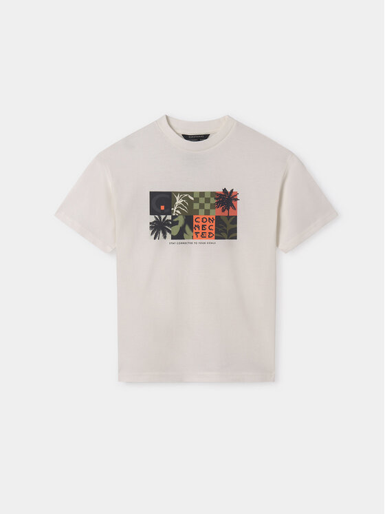 Mayoral Mayoral T-krekls 6038 Balts Regular Fit