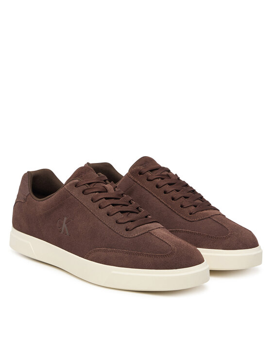 Calvin Klein Calvin Klein Sneakersy Low Prof Cupsole Laceup Croc Bt HM0HM02285 Brązowy