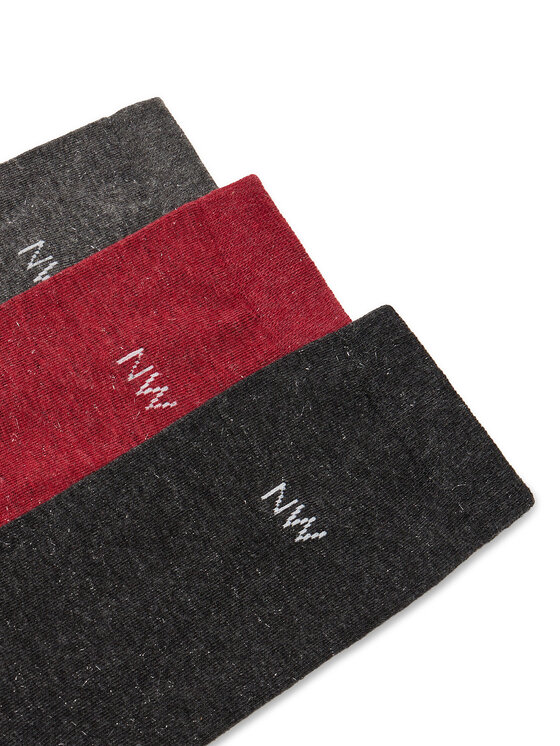 Nine West Nine West Dlouhé ponožky CEO_AS_NW_05_W_AW25 (3 PACK) Šedá