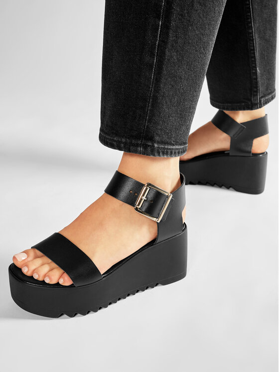 Steve Madden Sandales Lake SM11001510 03001 017 Noir Modivo