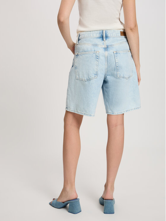 Cross Jeans Cross Jeans Szorty jeansowe A 704-006 Niebieski Oversize