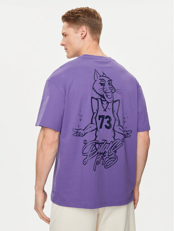 Puma Puma T-shirt Dylan s Gift Shop 625271 Ljubičasta Regular Fit