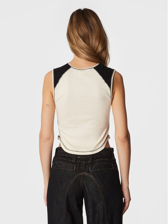Blusa 75440396 Écru Regular Fit