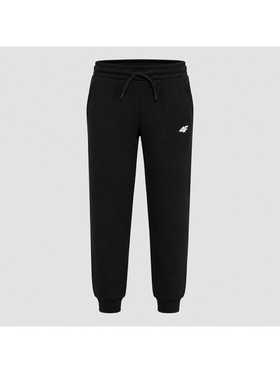 4F 4F Spodnie dresowe 4FJWMM00TTROF1825 Czarny Active Fit