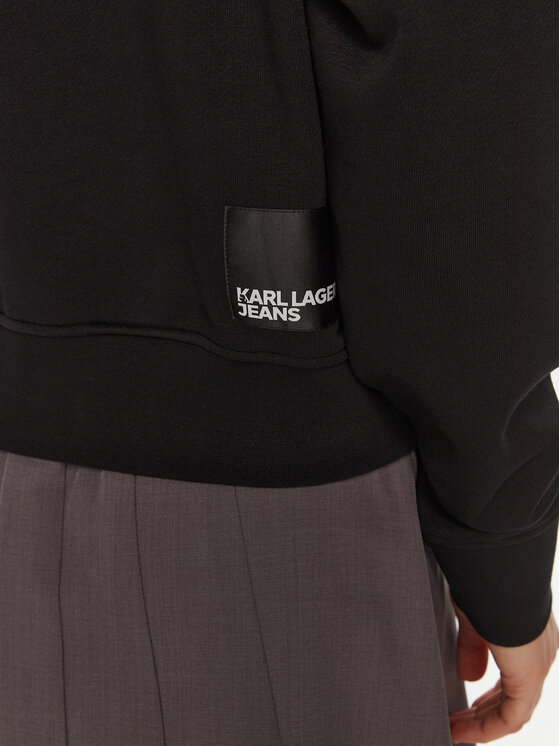 Karl Lagerfeld Jeans Karl Lagerfeld Jeans Μπλούζα A1W20005 Μαύρο Regular Fit