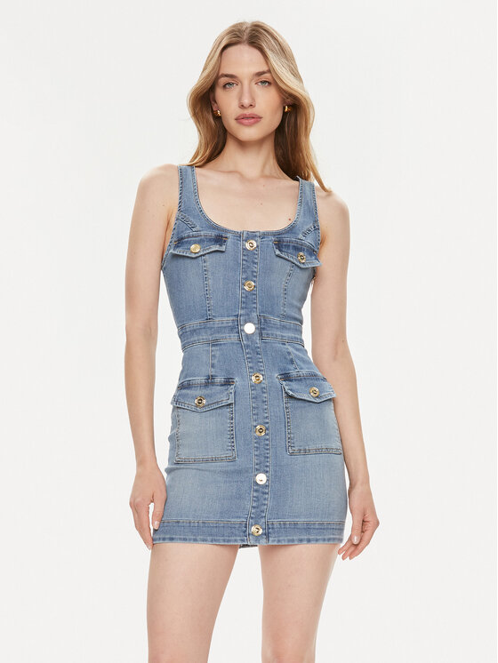 Elisabetta Franchi Elisabetta Franchi Teksakleit AJ-36S-41E2-002606 Sinine Slim Fit